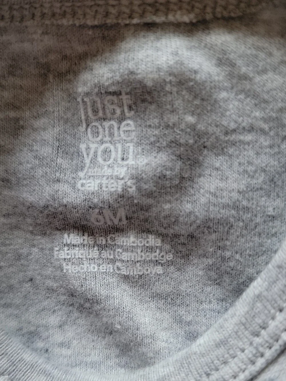 Carters month infant